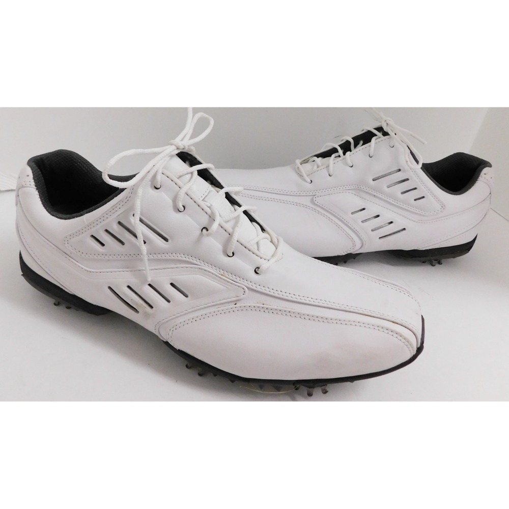 Footjoy FJ Street Golf Shoes White Black 10.5 Style 56452